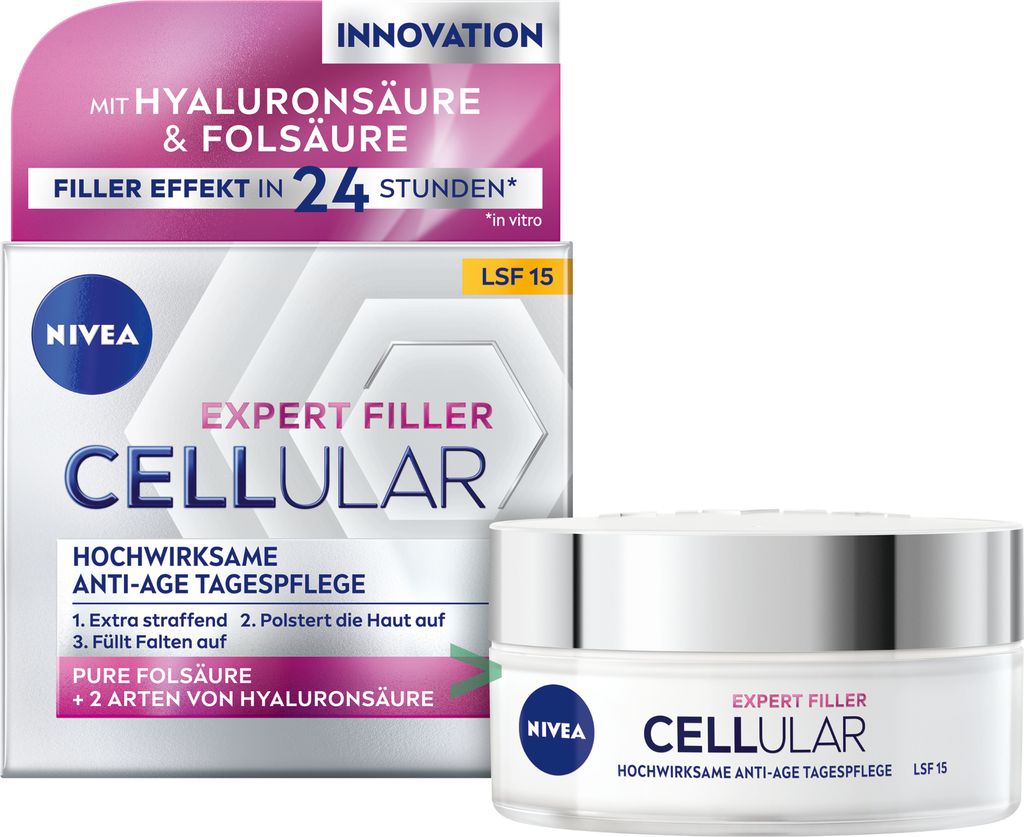 Nivea Expert Filler Cellular Anti-Age Tagescreme (50ml) + usy Block