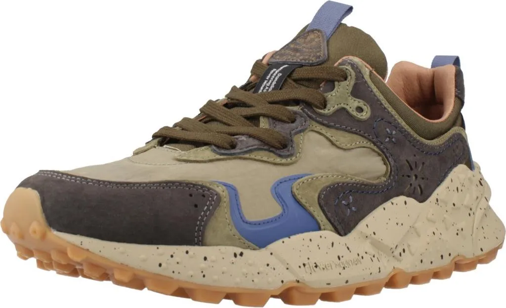 Flower Mountain Rulis Man Vert - Baskets Confortables contre la Fatigue