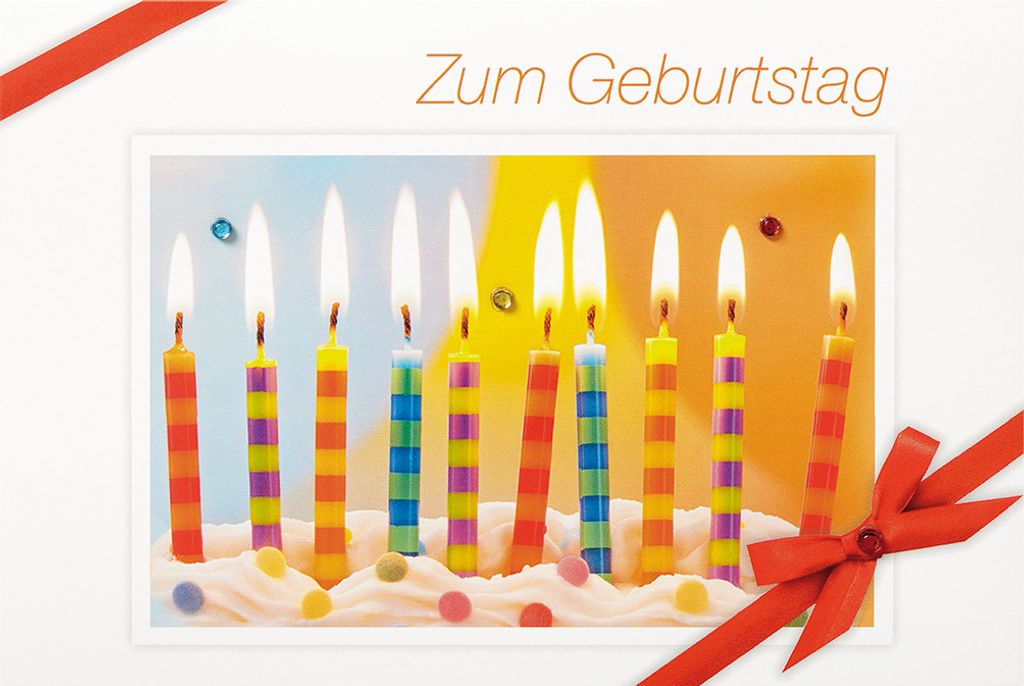 Geburtstag - PopUp-Card - Klappkarte mit 3D-Innenleben - Grußkarte
