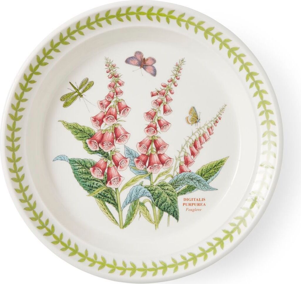 Portmeirion Keramik Frühstücks-Teller Botanic Garden Meadow Fingerhut
