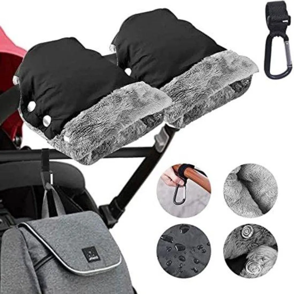 Manchons chauffants rechargeables pour guidon de vélo - Lot de 2