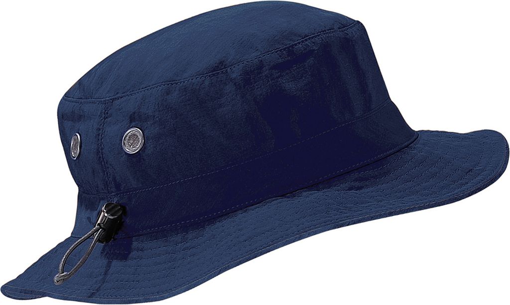 Beechfield Sommer Cargo Hut (UPF50 Schutz) RW216 (Einheitsgröße) (Marineblau)