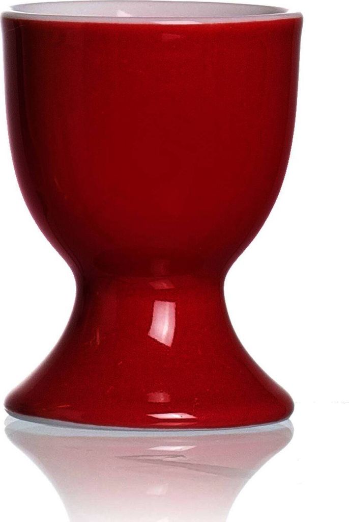 Eierbecher 6er Set Doppio rot