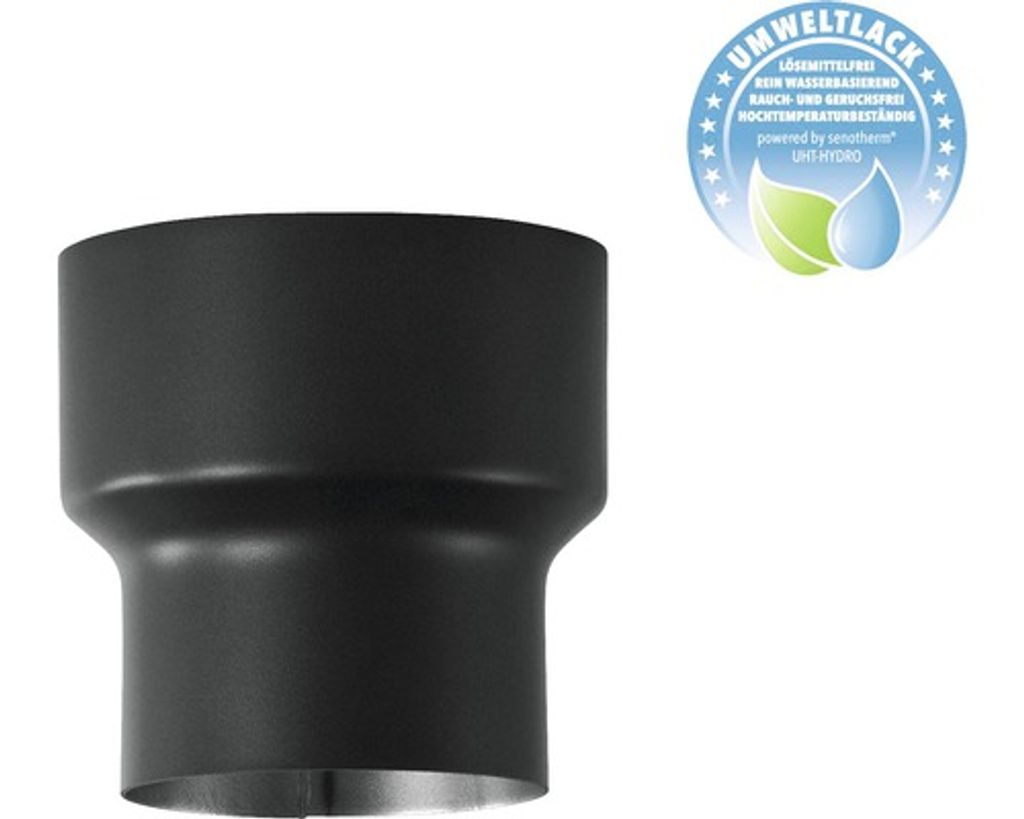 Ofenrohr-Erweiterung Bertrams Ø 150-180 mm senotherm UHT-Hydro schwarz