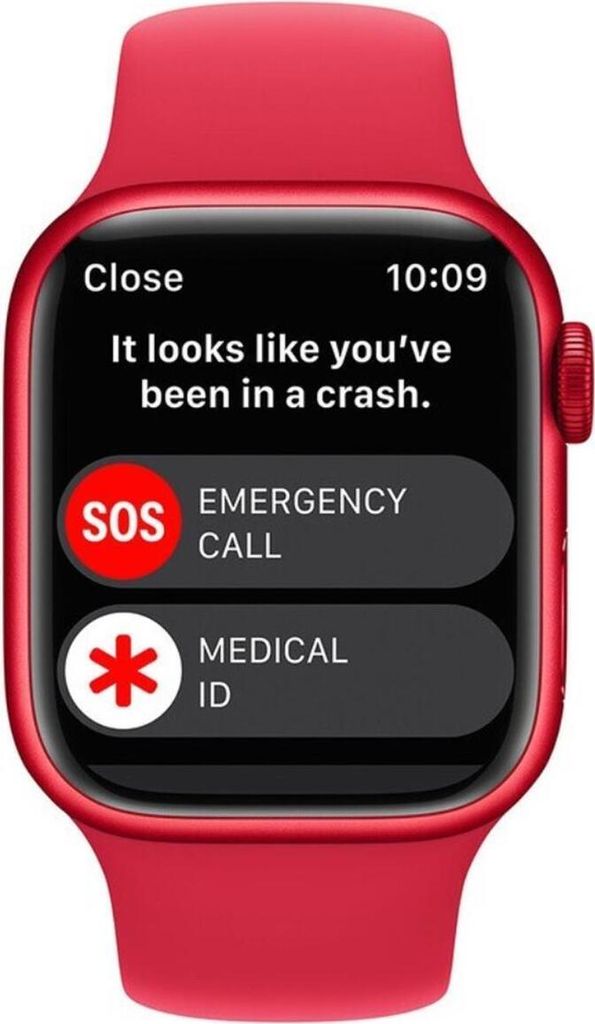 Apple Watch 8 GPS 45mm Alu (PRODUCT)RED/RED Sport Band Produktbild 8