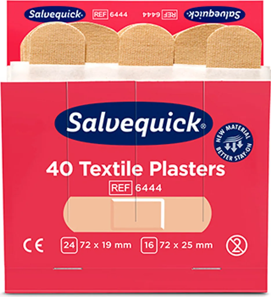 Pansements Salvequick recharge textile haute adhérence et respirants
