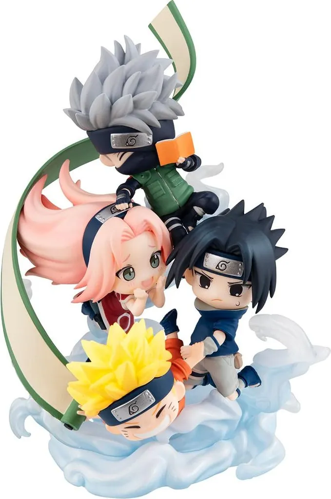 Statuette Naruto Shippuden Team 7 FigUnity 13 cm décorative en PVC