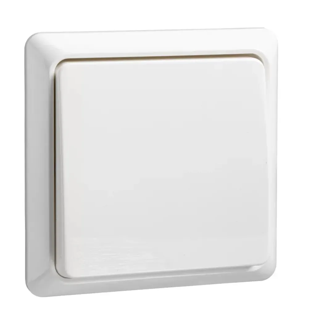 Poussoir Elso 502114 lumineux pour rénovation électrique blanc 10 ampères