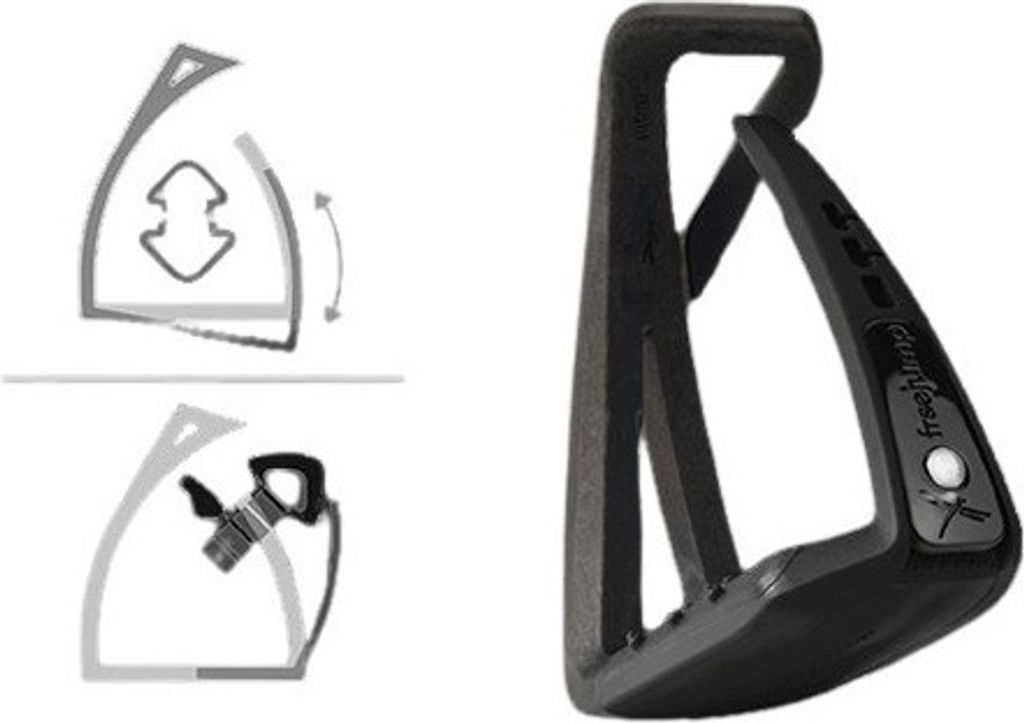 Freejump Steigbügel Soft Up Lite Black/ Black Produktbild 5