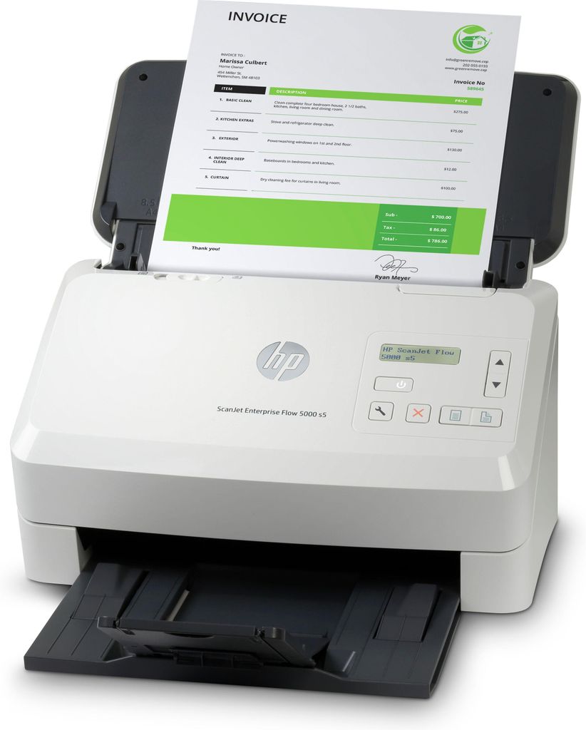 HP Scanjet Enterprise Flow 5000 s5, 216 x 3100 mm, 600 x Zdjęcie produktu 