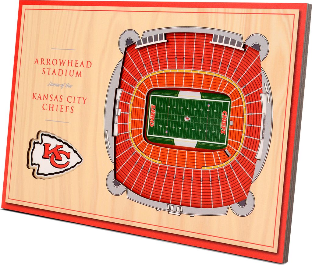 NFL Kansas City Chiefs Stadium 3D Wandbild Desktop Produktbild 