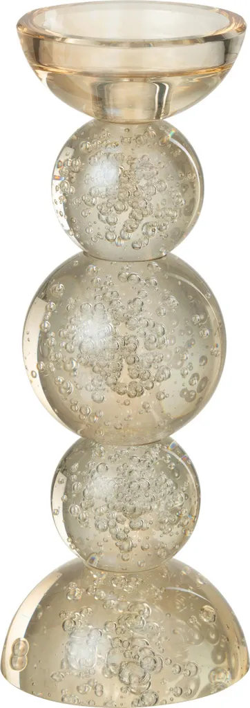 Bougeoir champagne J-Line petit modèle pour ambiance zen et chaleureuse
