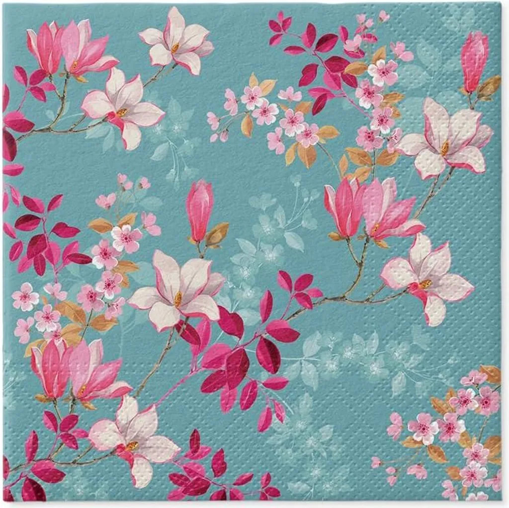 Serviettes en papier épaisses et absorbantes 3 plis décor animalier 20u