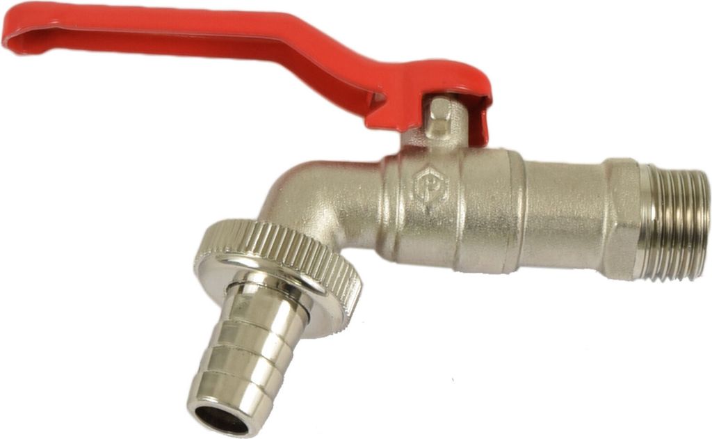 Agora-Tec®  Wasserhahn 1/2 Zoll AG mit 1/2 Zoll Produktbild 