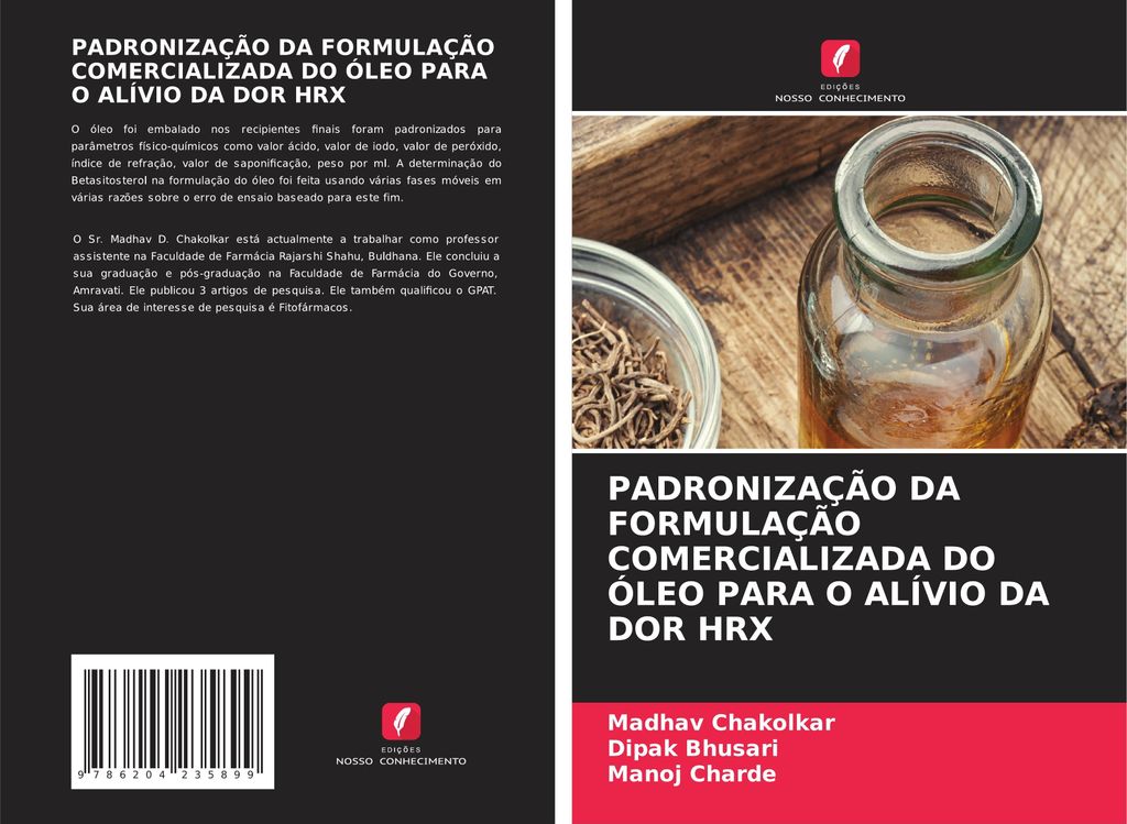 Padronização Da Formulação Comercializada Do Óleo Para O Alívio Da Dor Hrx