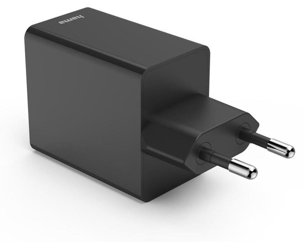 Schnellladegerät, 1x USB-C PD, 3x USB-A, Mini-Ladegerät, 35W, Schwarz (00201990)