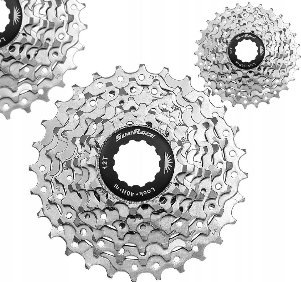 Sunrace Sunrace Cassette à pignons 7 vitesses 12-28 dents Image du produit 