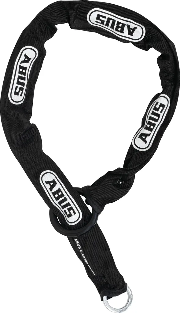Antivol Chaîne de Vélo Abus 6KS100 Noir - Maillons Acier Cémenté 100 cm Robuste