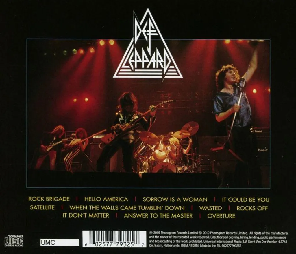 CD Def Leppard - On Through the Night - Idéal pour Collectionneur de Rock