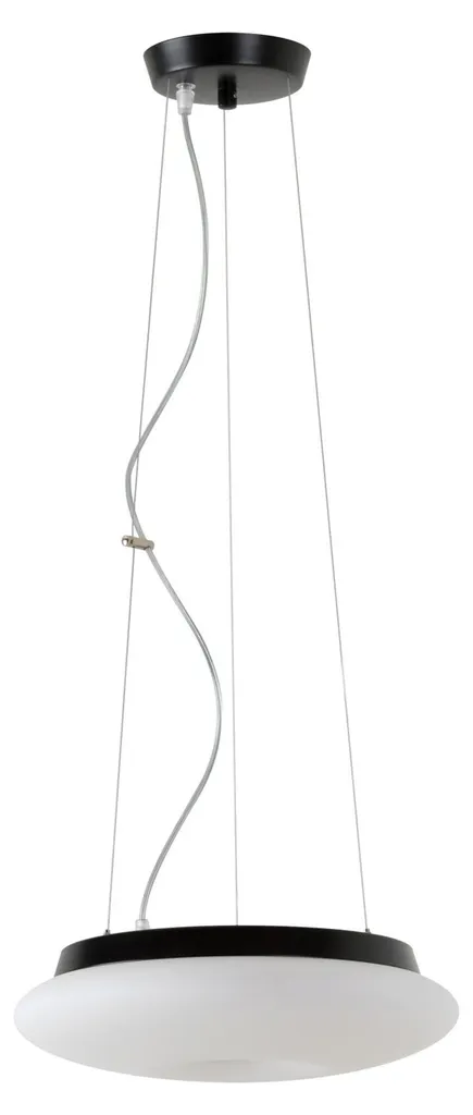 Suspension LED Saturn L1 Noir Mat 3000K - Éclairage Annulaire Ø 350 mm