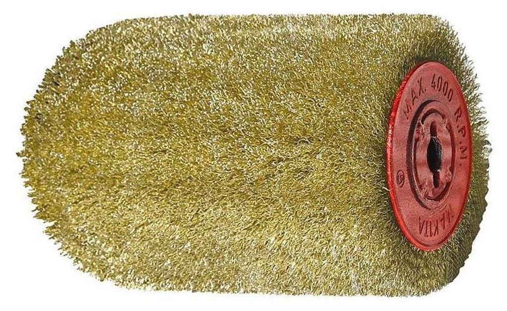 Brosse MAKITA P-65648 en fil d'acier cuivré Ø 98 mm pour Image du produit 