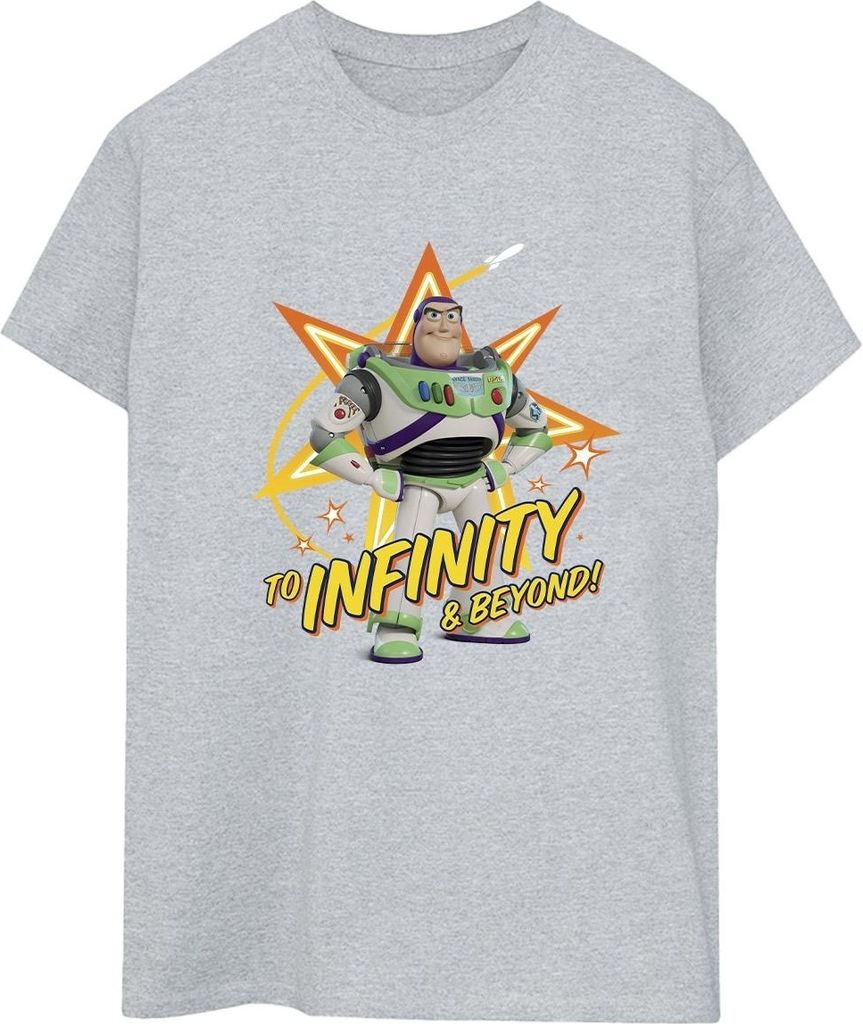 Disney - "Toy Story To Infinity" T-Shirt für Damen BI46922 (S) (Grau)