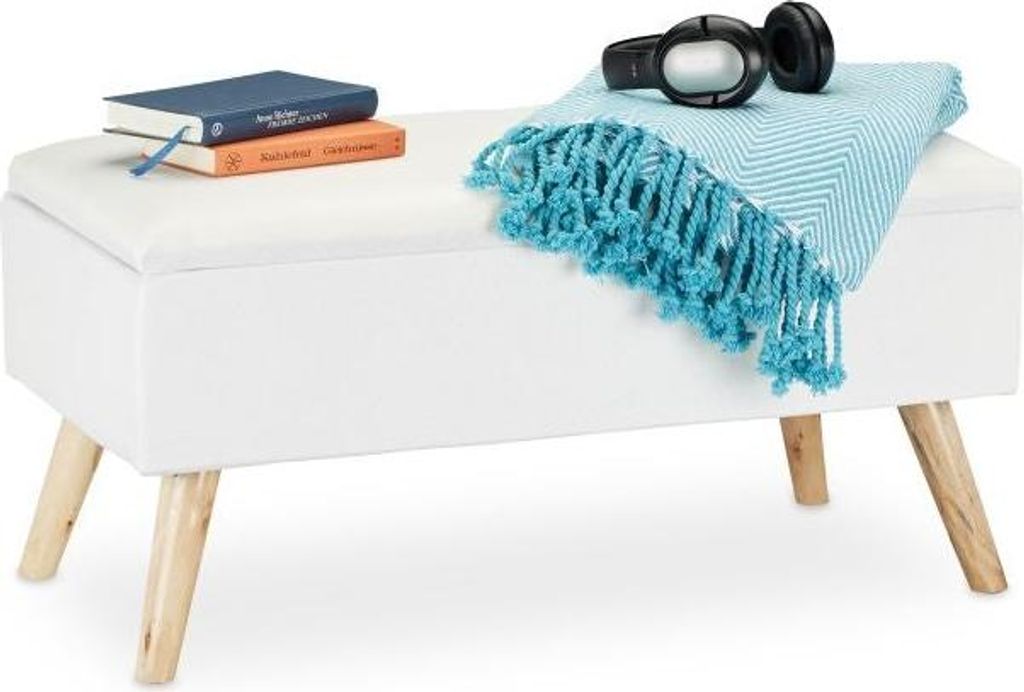 Flurbank mit integriertem Stauraum, 114,3 cm breit, 45,72 cm tief, 50,8 cm hoch