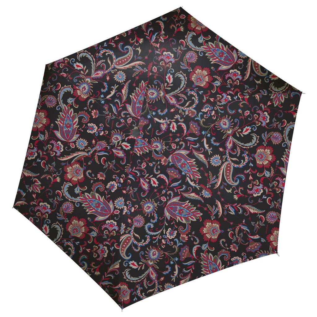 reisenthel umbrella pocket mini, Taschenschirm, Regenschirm, Knirps, Paisley Black, RT7064