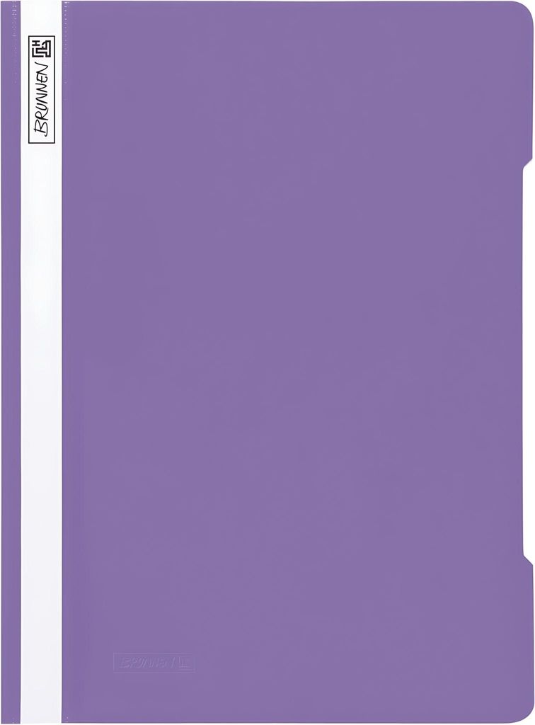 BRUNNEN Plastik Schnellhefter A4 PP blauviolett Produktbild 