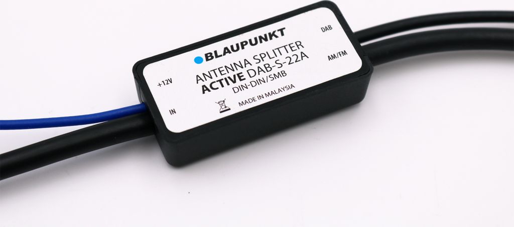 Blaupunkt Splitter DAB-S-22a DIN/DIN, passiv für DAB/DAB+, Produktbild 
