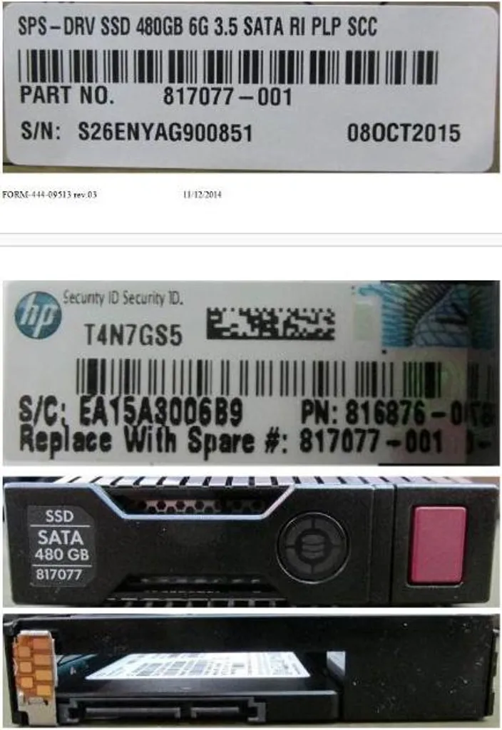 SSD 480GB Hot-Plug 3,5 pouces HPE - Haute vitesse et remplacement à chaud