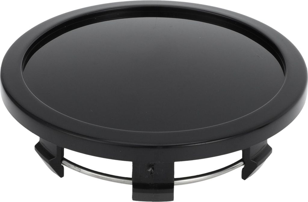 Universale Auto Radnabenkappe / Felgenabdeckung Radnabenkappen / für die meisten Autos / Snap-in Kunststoff 76mm 2,99" OD / 1 Stück Schwarz <