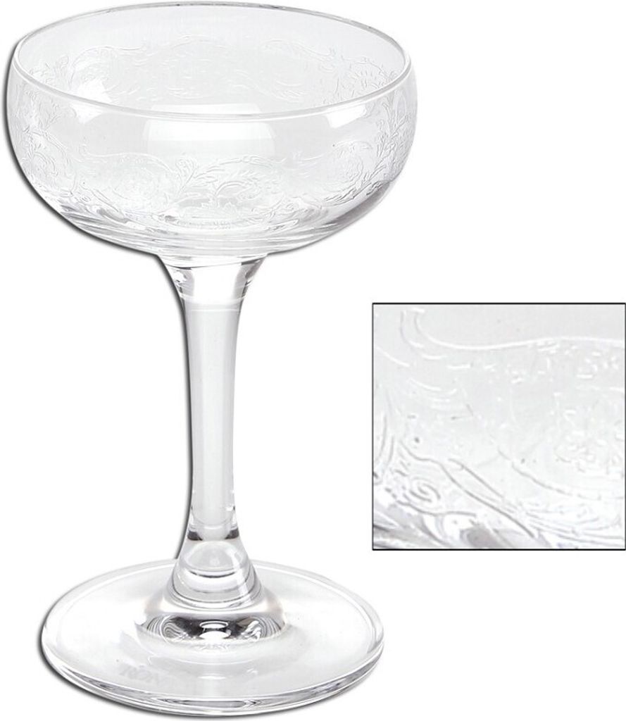 6er Set Likörschalen Likörgläser LUCCA mit Pantographie Nachbildung, 40 ml, Paul Nagel