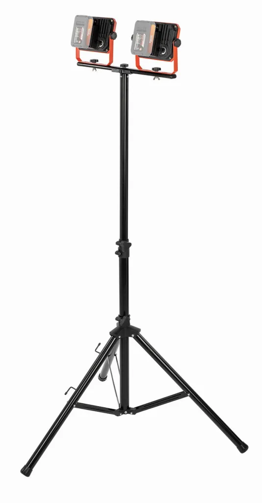 Projecteur de chantier portable Powerplus sur trépied Argent 20V-220V