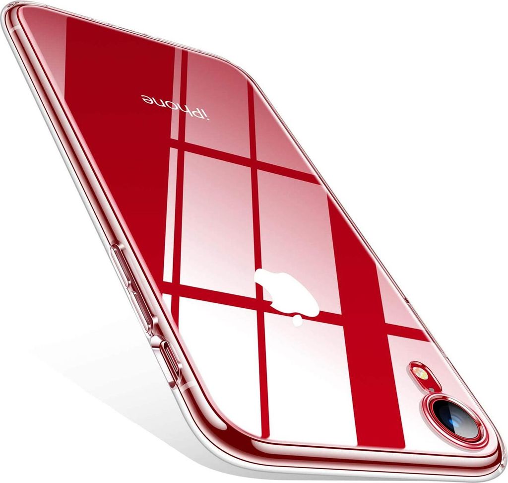Vauki Custodia trasparente per iPhone XS Max, con pellicola protettiva, 2 pezzi, ultra sottile in silicone trasparente e pellicola protettiva per lo schermo, sottile e antiurto, per iPhone XS Max 6,5