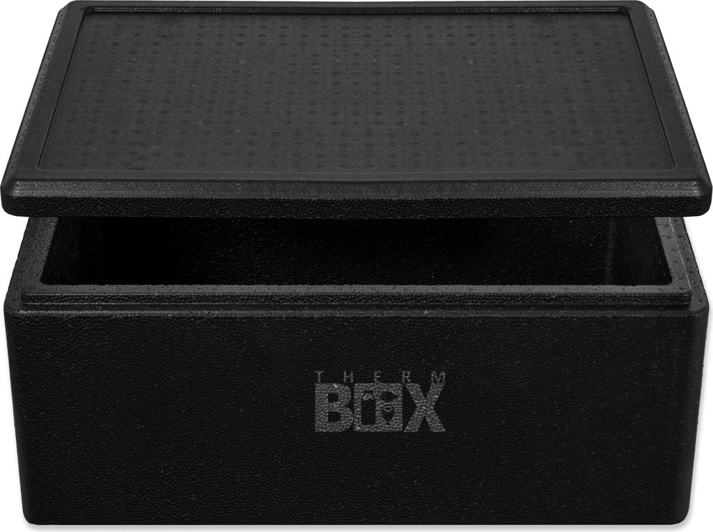 THERM BOX Profibox 36B Wand: 3,0cm Volumen: 36,1L Innen: 53x33x20cm Wiederverwendbar Isolierbox Thermobox Kühlbox Warmhaltebox