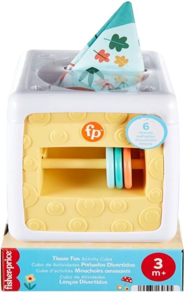 Jouet d'Éveil Premier Âge Cube d'Activités Interactif pour Bébé F-P