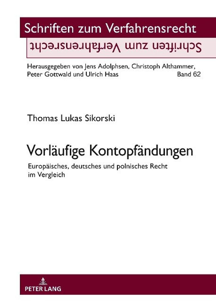 Vorläufige Kontopfändungen