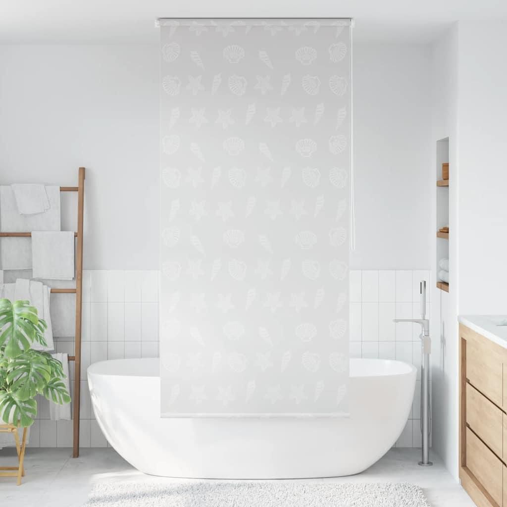 vidaXL Duschrollo 100x240 cm Seesternmuster
