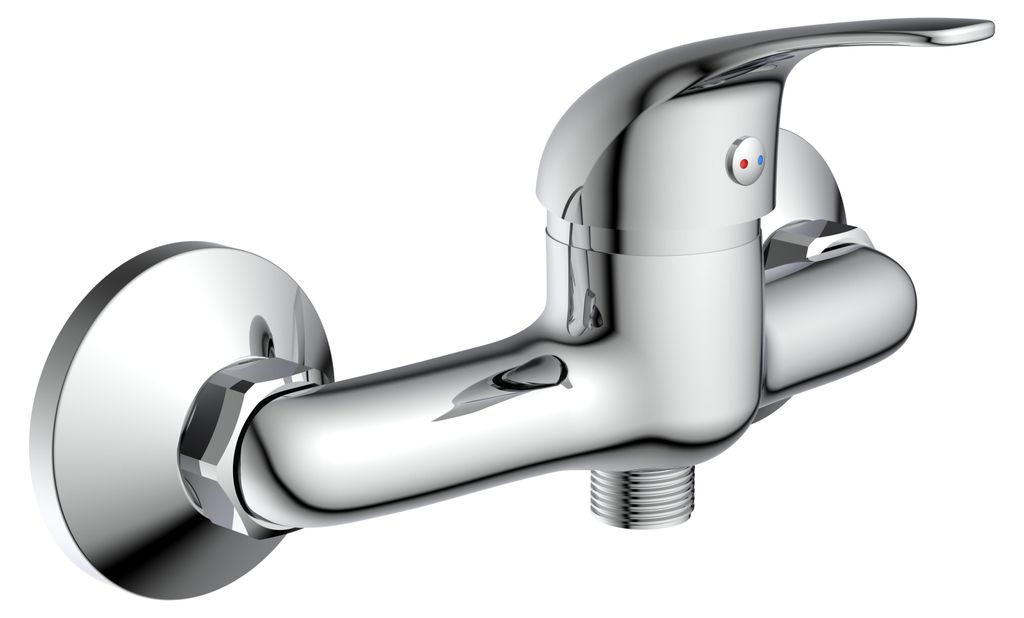 SCHÜTTE Duscharmatur ATHOS PLUS, Wasserhahn Bad, Mischbatterie Dusche in Chrom