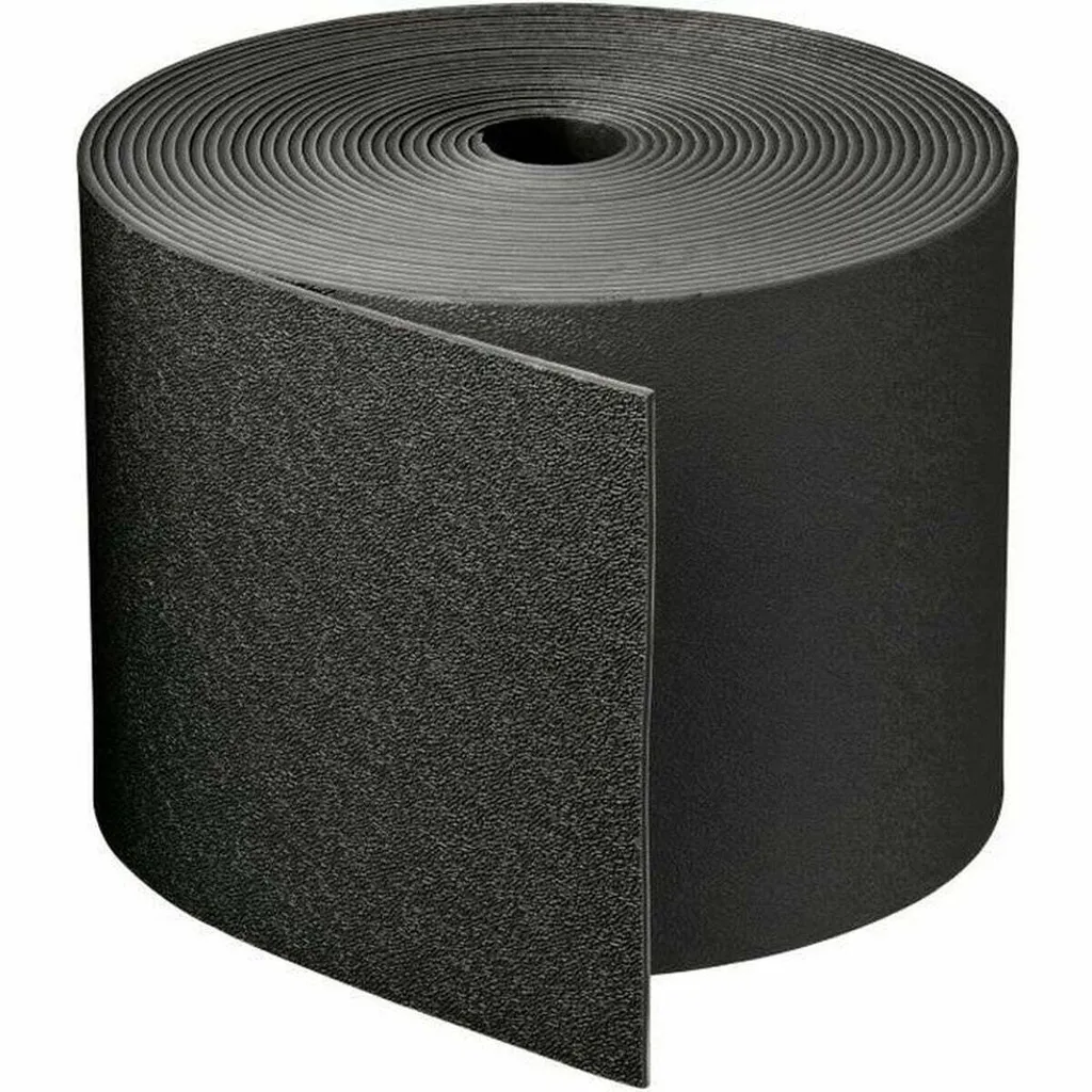 Bordure de jardin souple noire 15cm en plastique recyclé résistant
