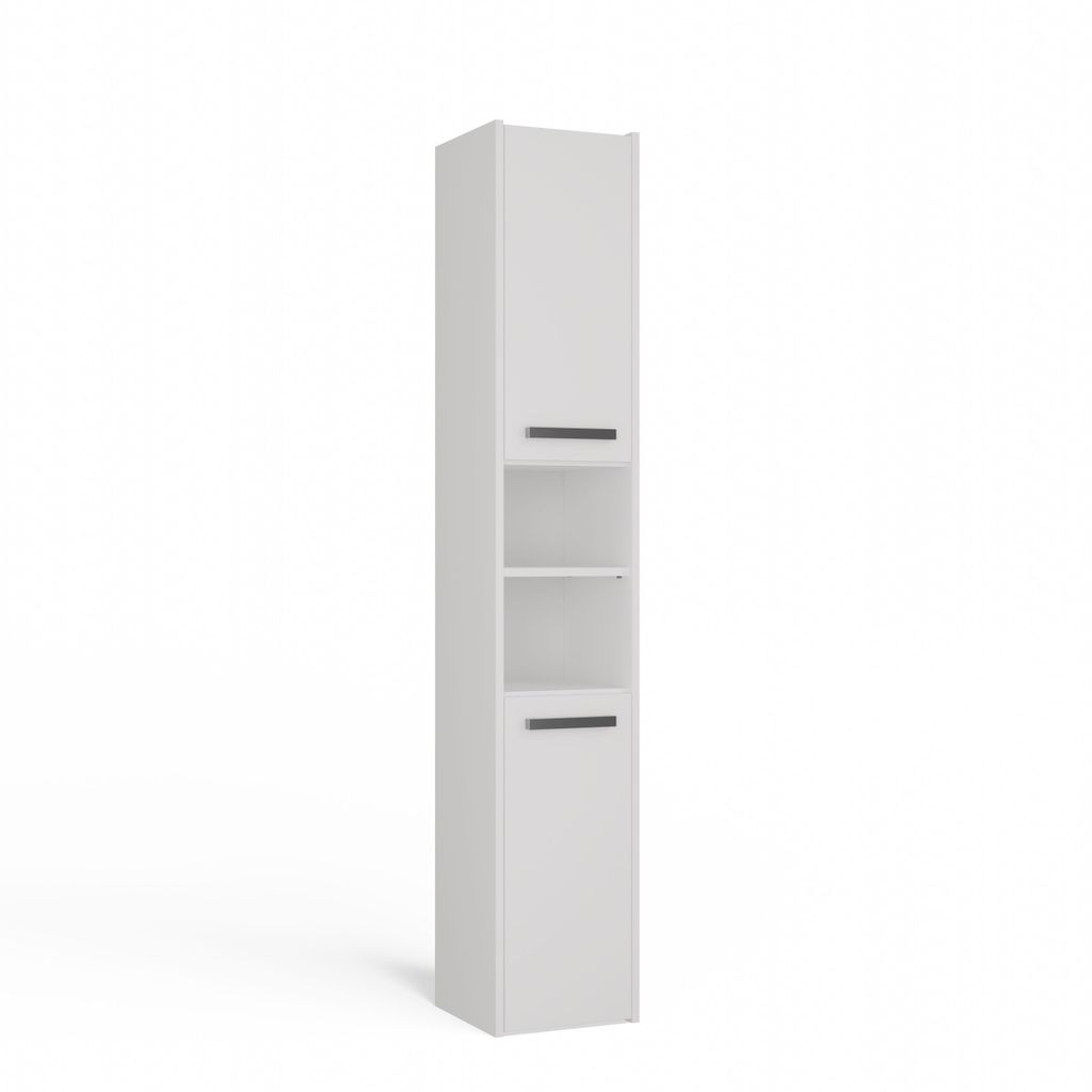 Topeshop S30 BIEL Aufbewahrungsschrank für Badezimmer Weiß Produktbild 