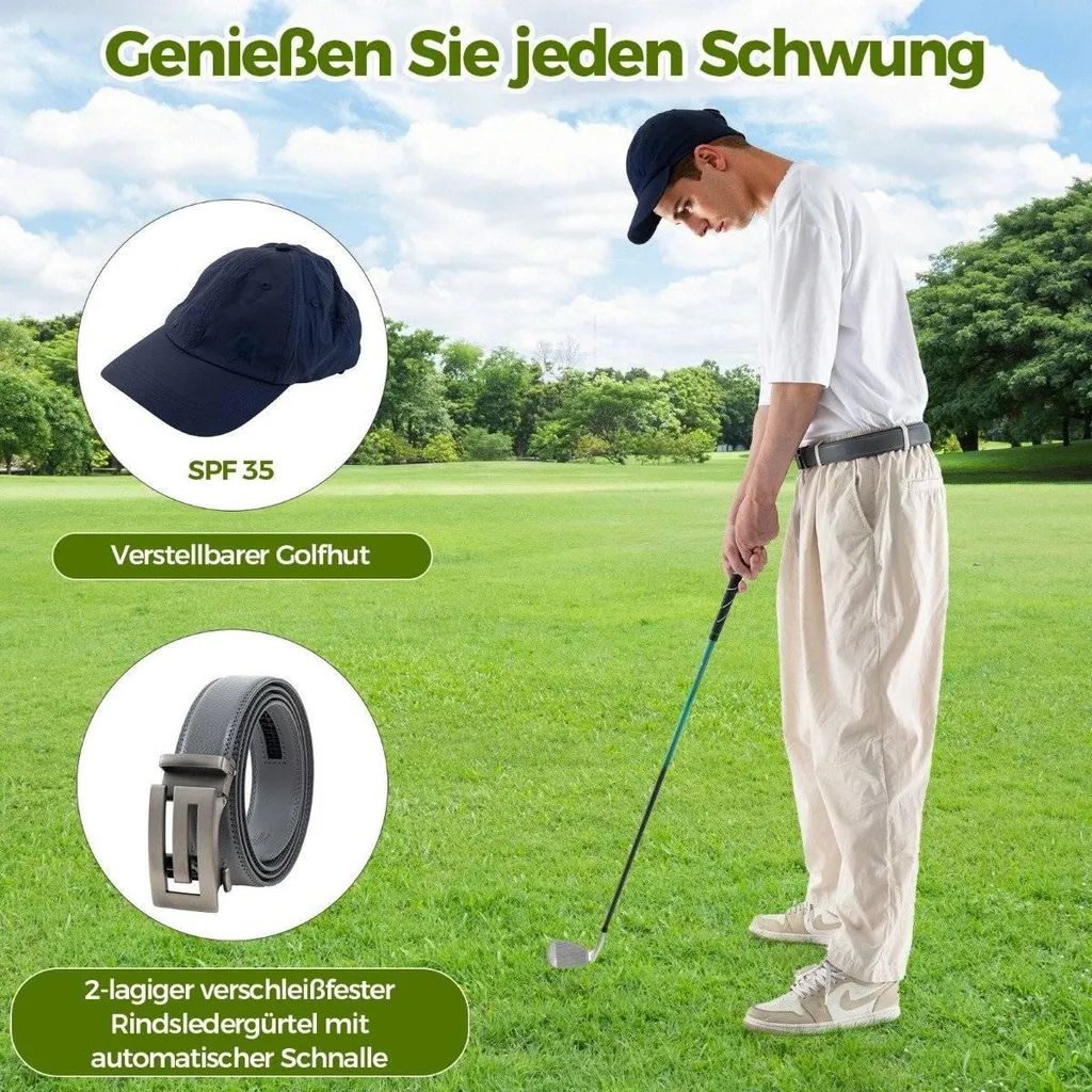 Coffret cadeau de golf complet homme avec accessoires pack de 3 balles - 4