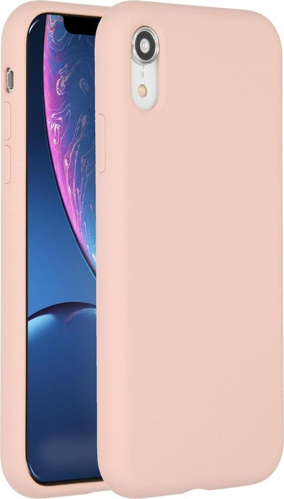 Accezz Liquid Silikoncase iPhone Xr - Rosa Produktbild 