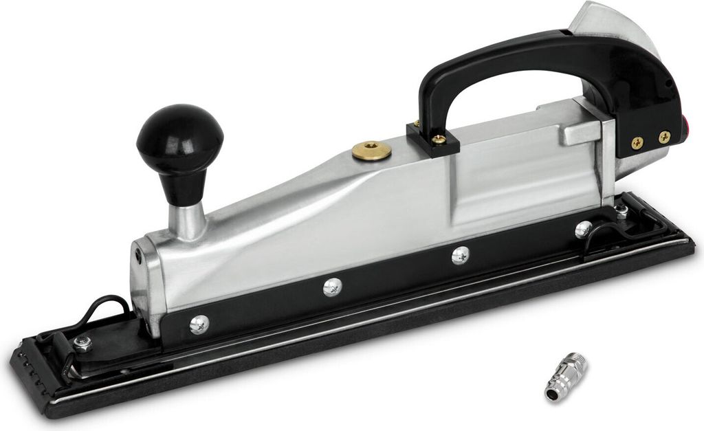 EBERTH Druckluftschleifer, Schleifmaschine mit 407x60mm Schleiffläche, Druckluft Werkzeug, Schleifgerät mit 1/4" Schnellkupplung