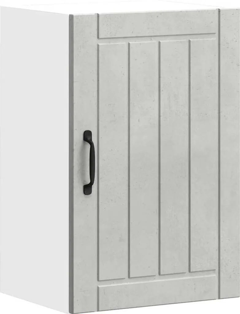 Pensile Cucina Lucca Grigio Cemento Syfax - Mobile in Legno Multistrato