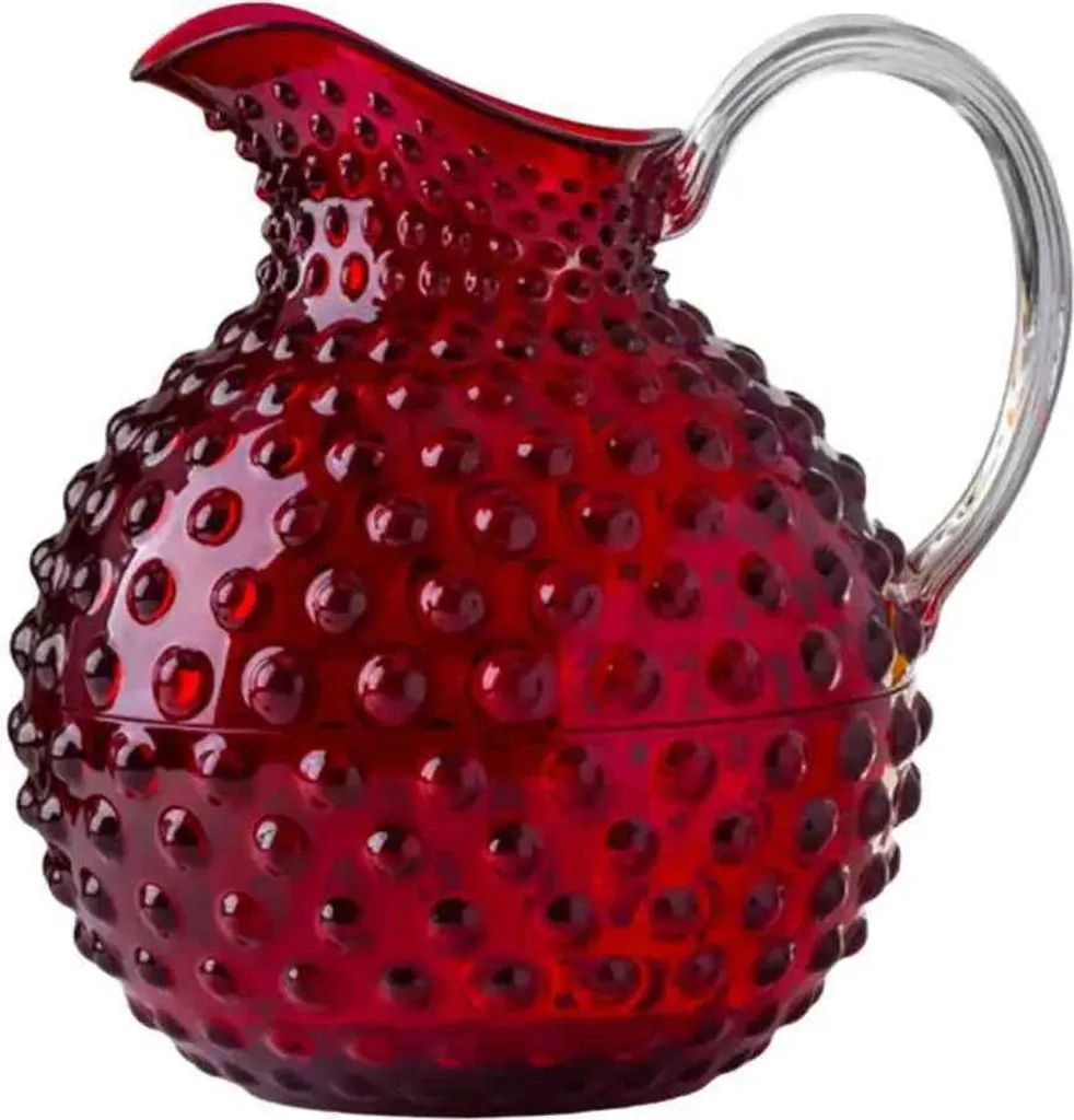 Brocca di Design Rosso Rubino Sorella Rosetta Mario Luca Giusti
