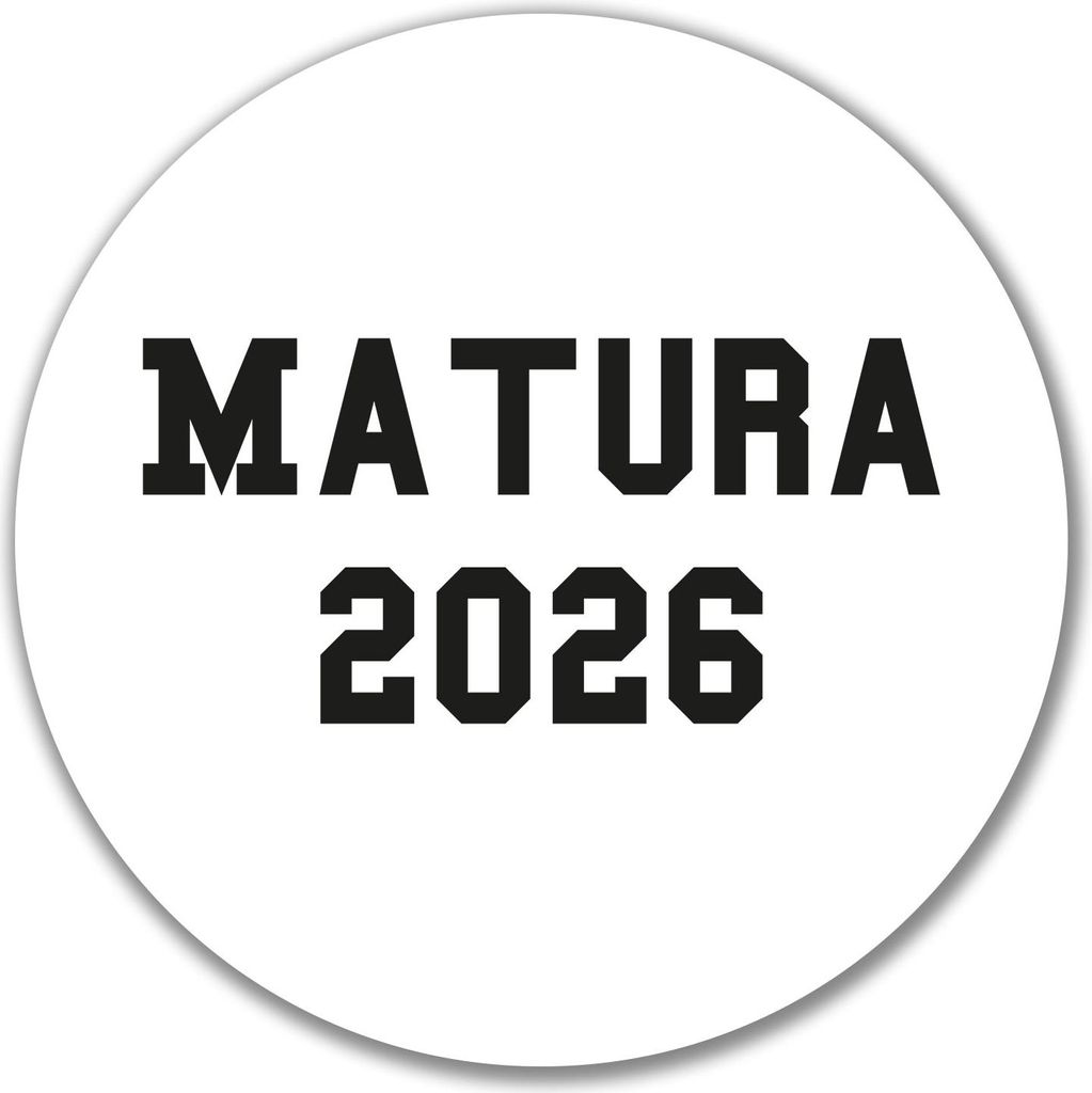 Huuraa Aufkleber Matura 2026 Abschluss Österreich / Schweiz 10cm rund Sticker Geschenkidee