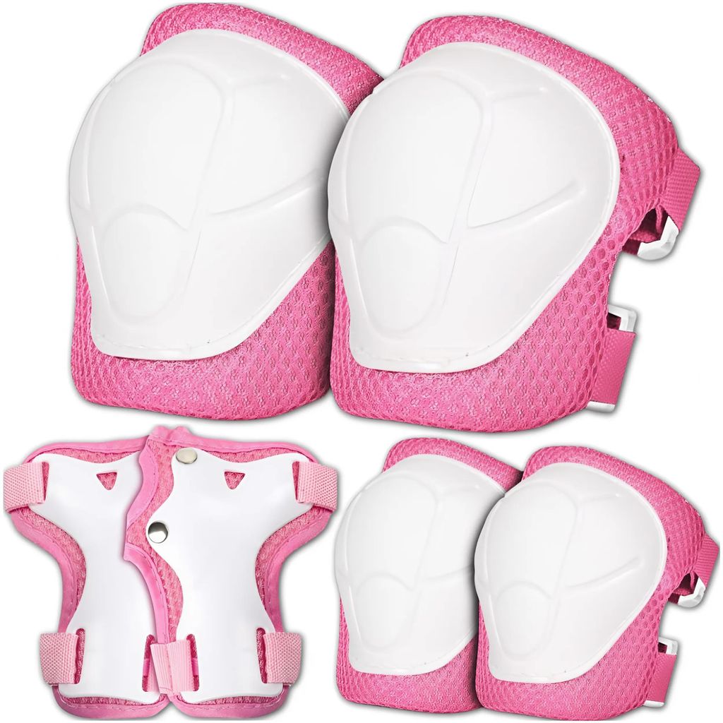 Kinder Schutzausrüstung Set 3in1 Rosa Größe M, Knie-, Produktbild 