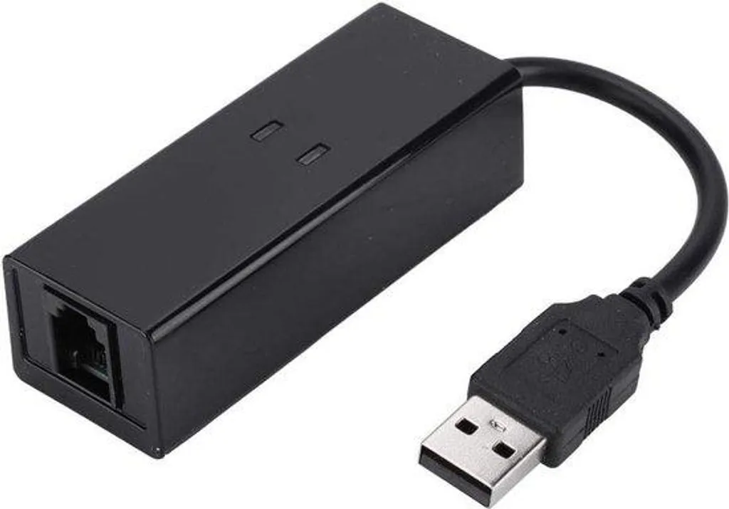Modem Fax Externe USB 56K V.92 - Adaptateur Réseau RTC pour PC Portable